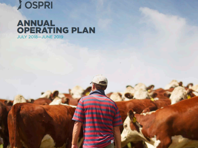Annual Operating Plan 2018-2019 cover photo
