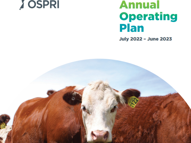 Annual Operating Plan 2022-2023 cover photo