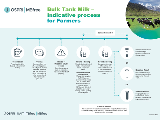 Factsheet cover for 'Bulk tank milk - indicative process for farmers'