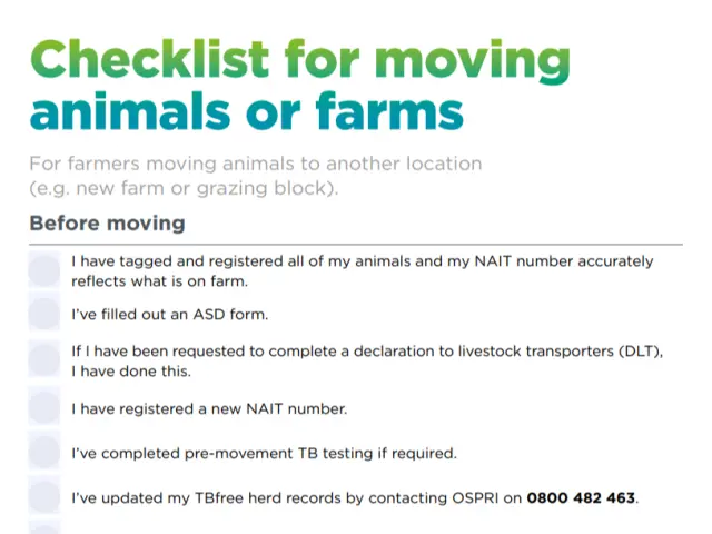 Moving day checklist teaser image