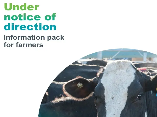 Information pack cover for 'Under Notice of Direction — information pack for farmers'