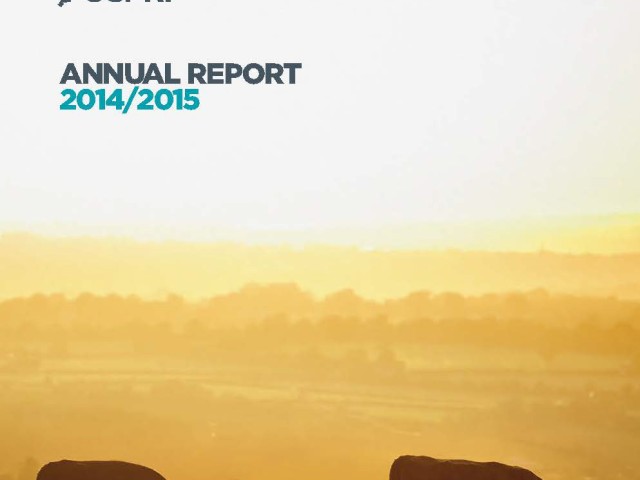 OSPRI Annual Report 2014-2015 cover