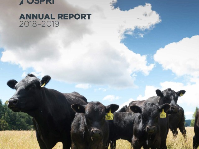 OSPRI Annual Report 2018-2019 cover