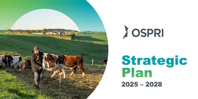 Cover of OSPRI Strategic Plan 2025-2028