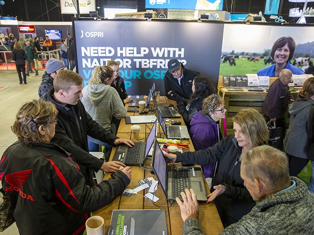 OSPRI booth at Fieldays 