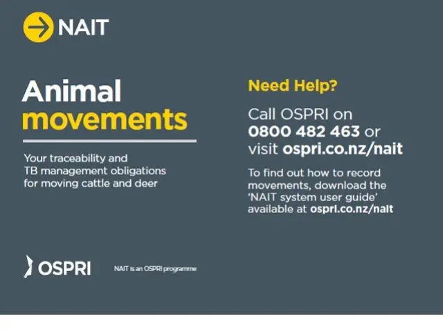 thumbnail of NAIT factsheet about your traceability and TB management obligations